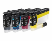 Brother - 4-balení - černá, žlutá, azurová, purpurová - originální - inkoustová cartridge