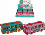 Hipo Friction zvířecí autobus 12cm 2 barvy 958-3 HIPO p12 mix cena za 1 ks