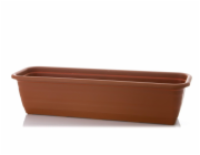 Hrnec Lamela 500-31, plast, O 50 x 18 cm, hnědý
