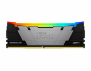 Kingston FURY Renegade RGB - DDR4 - sada - 64 GB: 2 x 32 GB - DIMM 288-pin - 3200 MT/s / PC4-25600 - CL16 - 1.35 V - bez vyrovnávací paměti - bez ECC - černá