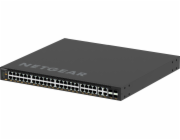 NETGEAR M4350-44M4X4V - Přepínač - L3 - řízený - 44 x 100/1000/2.5G (PoE++) + 4 x 100/1000/2.5/5/10G (PoE++) + 4 x 25 Gigabit SFP28 - proudění vzduchu zpředu dozadu - Lze montovat do rozvaděče - PoE++