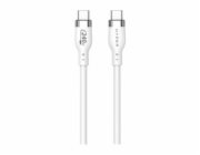 HyperJuice - USB kabel - USB-C (M) do USB-C (M) - USB 2.0 - 1 m - technologie Extended Power Range (EPR), napájení USB (240 W) - bílá