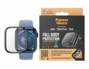 PanzerGlass - Ochrana obrazovky pro chytré hodinky - celé tělo, s D3O - sklo - barva rámu černá - pro Apple Watch Hermes Series 7, Hermes Series 9, Nike Series 7, Series 10, Series 8, Series 9