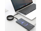 Swissten magnetický datový kabel samonavíjecí usb-c / usb...