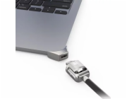 Compulocks Ledge Lock Adapter for MacBook Air 13" M2-M4 with Keyed Lock Silver - Nástavec zámku bezpečnostního slotu - s kabelovým zámkem na klíč - pro Apple MacBook Air M2