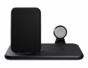 Zens Aluminium Series 4 in 1 - Stojan pro bezdrátové napájení + AC napájecí adaptér - 45 Watt - Apple Fast Charge, FC (USB) - na kabelu: USB-C - bílá
