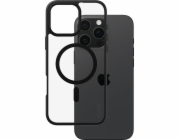 CARE by PanzerGlass Urban Combat - Zadní kryt pro mobilní telefon - černý rám - kompatibilita s MagSafe - recyklovaný plast - průhledná, černá - pro Apple iPhone 16 Pro Max