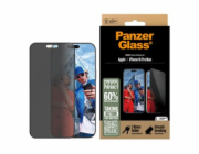 PanzerGlass - Ochrana obrazovky pro mobilní telefon - ultra široký tvar - sklo - s bezpečnostním filtrem - dvoucestné - barva rámu černá - pro Apple iPhone 16 Pro Max
