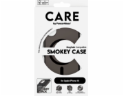 CARE by PanzerGlass Urban Combat - Zadní kryt pro mobilní telefon - kompatibilita s MagSafe - oleofóbní povrch, termoplastický polyuretan (TPU), polykarbonát (PC) - kouřově černá - pro Apple iPhone 16