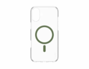 CARE by PanzerGlass Urban Combat - Zadní kryt pro mobilní telefon - kompatibilita s MagSafe - termoplastický polyuretan (TPU), polykarbonát (PC), oleofóbní povrch - pikantní zelená, průhledná - pro Ap