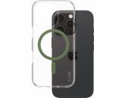 CARE by PanzerGlass Urban Combat - Zadní kryt pro mobilní telefon - kompatibilita s MagSafe - termoplastický polyuretan (TPU), polykarbonát (PC), oleofóbní povrch - pikantní zelená, průhledná - pro Ap