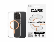 CARE by PanzerGlass - Zadní kryt pro mobilní telefon - kompatibilita s MagSafe - recyklovaný plast - broskvový, průsvitná - pro Apple iPhone 16 Pro