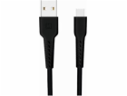 Swissten datový kabel usb / usb-c 1,0 m černý
