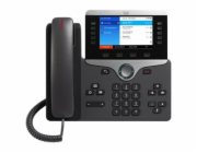 Cisco IP Phone 8861 - Telefon VoIP - IEEE 802.11a/b/g/n/ac (Wi-Fi) - SIP, RTP, SDP - 5 řádků - uhel