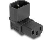 Delock Napájecí adaptér IEC 60320 – z C14 na C13, zástrčka / zásuvka, 2,5 A, 90°, pravoúhlý