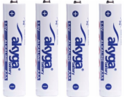 Akyga alkalická baterie AAA LR03 Zn-MnO2, 1.5V/1300mAh, shrink 4x