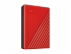 Ext. HDD 2,5" WD My Passport 6TB USB 3.0. červený