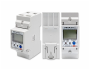 Qoltec 50882 Jednofázový elektronický měřič spotřeby energie na lištu DIN | Wi-Fi | TUYA | 230V | LCD