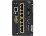 Cisco Catalyst IE3300 Rugged Series - Network Essentials - přepínač - řízený - 10 x 10/100/1000 + 2 x SFP - lze montovat na konzolu DIN - DC power