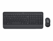 Logitech Signature MK650 Combo for Business - Klávesnice a sada myši - bezdrátový - Bluetooth LE - QWERTY - španělská - grafit