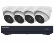 STRONG TUR05DL0-P PoE KIT/ Turret/ 5Mpix/ 1x NVR NVR1120-8P/ 4x IP kamera TUR05DL0-P/ HDMI/ VGA/ USB/ LAN
