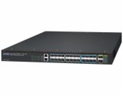 Planet XGS-6350-24X2C L3 switch, 24x10G SFP+, 2x100Gb QSFP28, QoS, 2x power-in