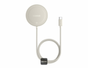 Baseus bezdrátová nabíjecí magnetická podložka Simple Mini4 Qi2 15W zlatá