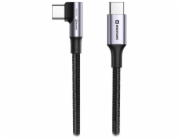 Swissten datový kabel usb-c/usb-c 5a (100w) pro notebooky 2 m černý
