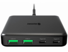 Swissten mini desktop adaptér gan 2x usb-c + 2xusb 65w po...