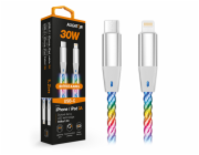 ALIGATOR Datový kabel LIGHT 3A, 30W USB-C/Lightning 1,2m