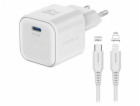 Swissten síťový adaptér gan 1x usb-c 20w power delivery b...