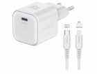Swissten síťový adaptér gan 1x usb-c 35w power delivery b...