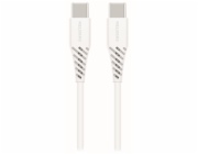 Swissten datový kabelusb-c/usb-c bílý 1,2m  (eco balení)