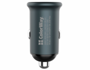 COLORWAY 1x USB-C/ síťová nabíječka do auta/ 20W/ 100V-240V