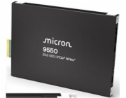 Micron 9550 PRO - SSD - technologie Enterprise, Read Intensive - šifrovaný - 15.36 TB - interní - E3.S - PCI Express 5.0 x4 (NVMe) - AES 256 bitů - TCG Opal Encryption 2.0, Self-Encrypting Drive (SED)