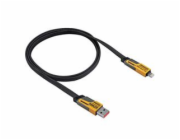 Akyga USB A + USB type C / USB type C + Lightning 65W, 1m