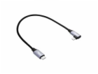 Akyga Angle Kabel USB-C / Lightning 30cm AK-USB-55 30W Mesh