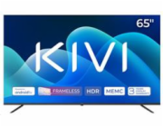 KIVI - 65" (165cm), QHD LED TV, Google Android TV11, reproduktory 2x10W, HDR10, DVB-T2, DVB-C, WI-FI, HDMI 3x, USB 2x