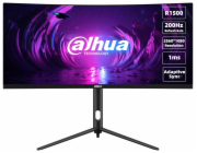 Dahua LM30-E330CA - LED monitor - hraní her - zakřivená - 30" - 2560 x 1080 WFHD @ 200 Hz - VA - 250 cd/m2 - 3000:1 - 1 ms - 2xHDMI, 2xDisplayPort