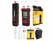 W-Star Tester kabelů RJ45 WSNF859GT, RJ45, OPM, VFL, hledačka, POE, 10v1 funkcí