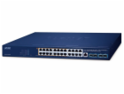 Planet GS-4210-16UP8T4X L2/L4 switch, 24x1Gb, 4x10Gb SFP+...