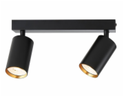 IMMAX NEO PUNTO-2 SMART bodové svítidlo černé zlaté zdroj GU10 4,8W, RGB+CCT, Zigbee 3.0, TUYA