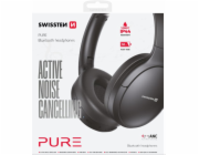 Swissten bluetooth anc sluchátka pure černá