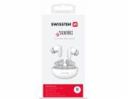 Swissten bluetooth TWS sluchátka Sonic - bílá