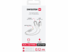 SWISSTEN NABÍJECÍ AUDIO ADAPTÉR TEXTILE LIGHTNING (samec)...