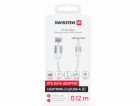 SWISSTEN OTG ADAPTÉR TEXTILE LIGHTNING (samec) / USB-A (s...