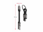 SWISSTEN MAGNETICKÝ KEYCHAIN KABEL USB-A  / LIGHTNING 9,7 CM