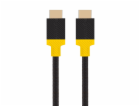 Tactical kabel HDMI 2,1, 8K, délka 2,1 m, černo-žlutá