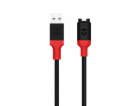 Tactical Recce 3:20 kabel pro Garmin USB-A Black/Red