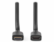 NEDIS prodlužovací Ultra High Speed HDMI 2.1 kabel s ethernetem/ 8K@60Hz/ zlacené konektory HDMI-HDMI/ černý/ BOX/ 1m